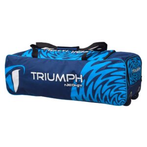 Triumph UNIKIT-990 Cricket Wheel Bags Size 36″x11″x10″ Navy Blue/Sky Blue