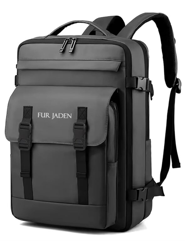 FUR JADEN 40L Weekender Travel Laptop Backpack with Anti Theft Pocket, 15.6 Inch Padded Laptop Sleeve, Suitcase Style Packing Compartment