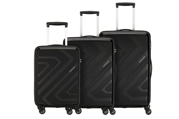 American Tourister Kamiliant Polypropylene Kiza Set of 3 Luggage Trolley Bags Suitcase (Small Medium Large) (New Kiza Set of 3)