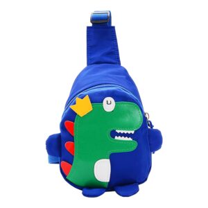 SYGA Children’s School Bag Dinosaur Cartoon Backpack Nylon Kids Sling Chest Multi-Purpose Bag for 2-4 Years Kids