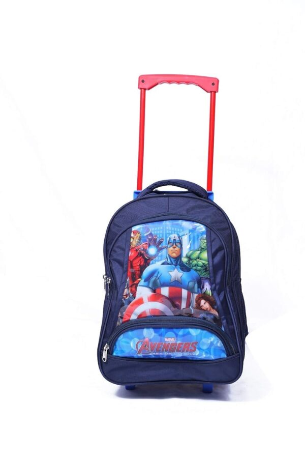 STALIN Avengers/Captain America Polyester 30 cm Blue Kid Trolley/Travel Bag for Boys