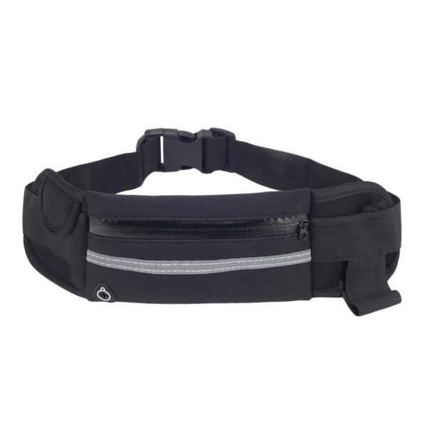 Boldfit Running Waist Bag for Men Fanny Pack for Women Running Fanny Pack for Men Running Belt Waist Bag for Women Slim Waist Pouch for Men Waist Bag for Boys Waist Bags for Girls Fanny Bag – Black