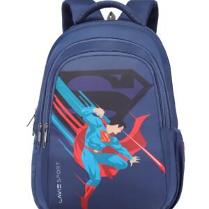 Lavie Sport Superman Power 26L Casual 17″ Backpack for Boys/Girls (Navy)