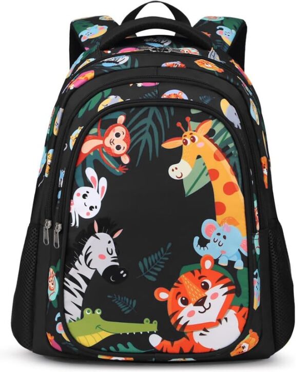 Frantic 20 L Printed Polyester Kids School Bag/School Backpack/School Bag Class 1 to 5 For School Going Boys & Girls