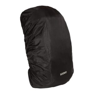 Amazon Brand – Solimo Rain & Dust Cover for Backpack (Black)