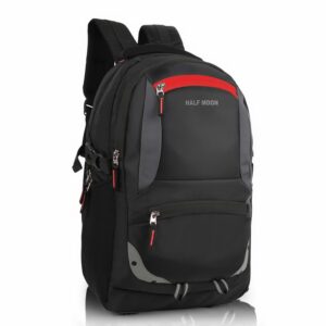 Half Moon Large 37L Laptop Bag Backpack for menं Women Boys and Girls Luggage Travel Bags with 17.3 inches Laptop Compartment & Rain Cover