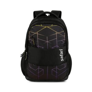 Safari Hitech Large Size 35 Ltrs Water Resistant Standard Backpack – Black