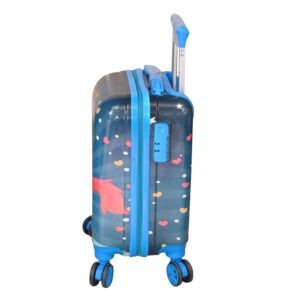 D’s PARADISE 16 Inches Polycarbonate Unicorn Suitcase Trolley Luggage bag for Girl’s and Boy’s