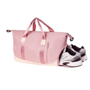 FURN ASPIRE cotton blend 22 Cms Gym Bag(Cross Body Gym Bag-V_Pink)