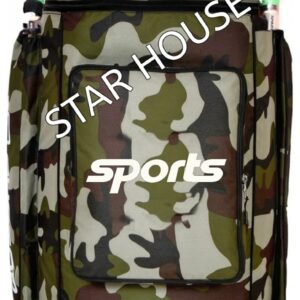 STAR HOUSE Cricket Kit Bag Sports with Unique Unique Style (GREEN ARMY)