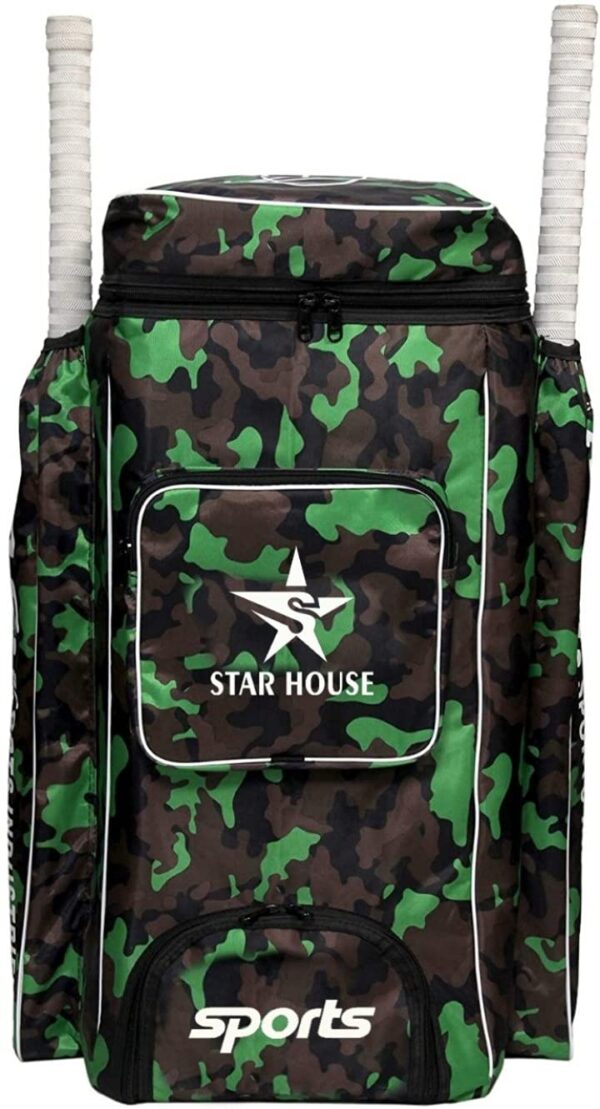 STAR HOUSE SPORTS Cricket Kit Bag Style Backpack87 (Green)