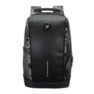 Arctic Fox Slope Anti Theft 23 L Backpack with USB Charging Port 15 Inch Laptop Backpack (Marble Black)