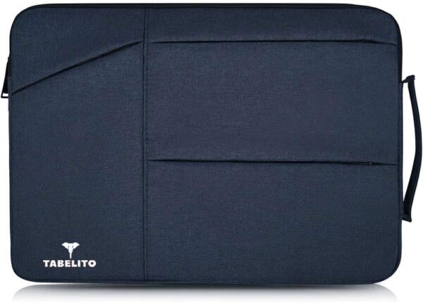 Tabelito Polyester Foam, Nylon Hybrid Laptopss Bag Sleeve Case Cover Pouch for Laptops (15.6 Inches /39.6Cm, Blue)