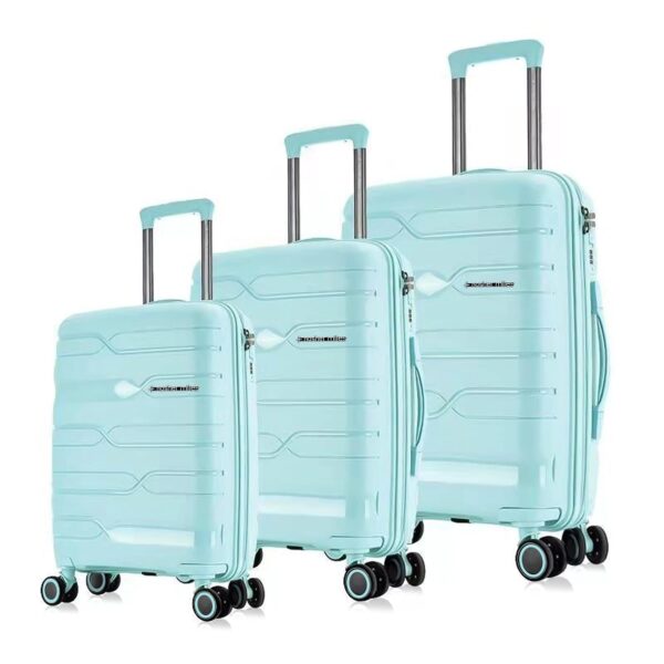 Nasher Miles Paris Hard-Sided Polypropylene Luggage Set of 3 Trolley Bags (55, 65 & 75 Cm)