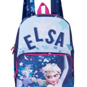 Disney Marvel Frozen Reversable 18-Litre Kids School Backpack Bag, Sky Blue