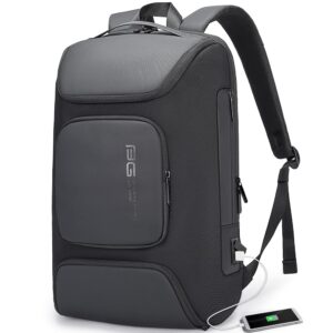 BANGE Laptop Backpack，Business Travelling Backpack with USB Charger Port,Weekender Carry-On Backpack