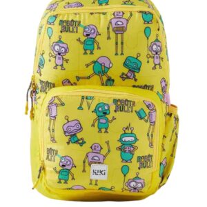 WIKI Polyester 11L 1 Compartments Backpack/Bag For Boys and Girls Kids | Spacious Lightweight Bag with Comfortable Padded Shoulder Strap