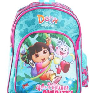 STRIDERS 14 inches Doraa the Explorer-Inspired School Bag for Young Adventurers Age (3 yr to 5 yr)