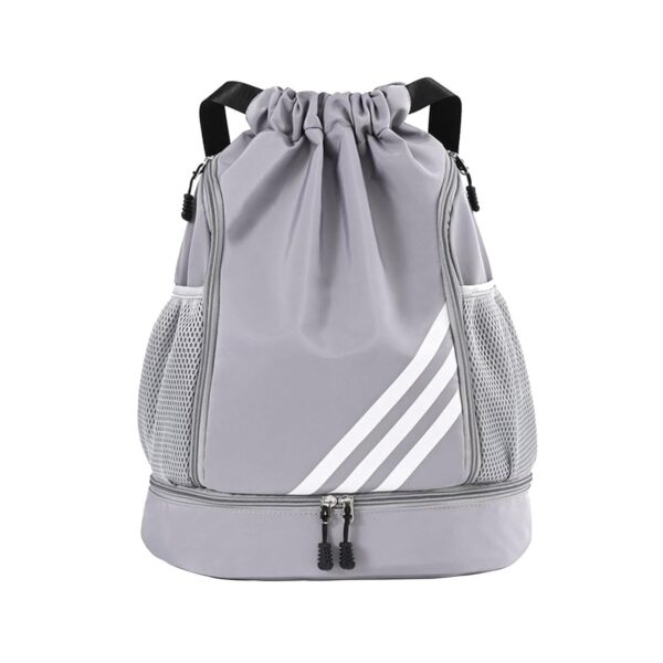 MERISHOPP® Drawstring Backpack Bag Portable Basketball Bag for Soccer Outdoor Men Women Grey|Clothing, Shoes & Accessories | Mens Accessories | Backpacks, Bags & Briefcases|1XDrawstring Backpack