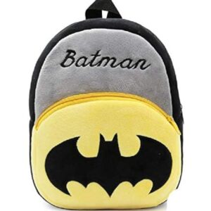 Black Hill Cute Kids Backpack Toddler Bag Plush Animal Cartoon Mini Travel Bag for Baby Girl Boy 1-6 Years (Batman)