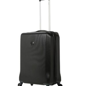 Delsey Misam ABS 55 cms Black Hardsided Cabin Luggage