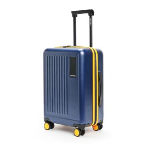 MOKOBARA The Transit Luggage Poly-Carbonate Hard Sided 8 Silent Ninja Wheels for Travelling (We Meet Again Sunray, Cabin)