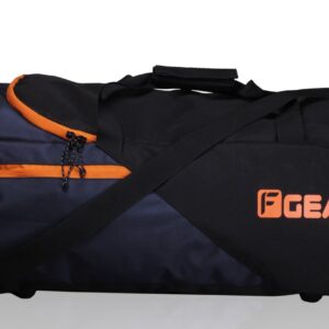 F Gear Explory 55L Spacious Travel Duffle Hand Bag|Weekender bag|Lightweight Overnight Bag|Luggage Bag|Foldable with Detachable Shoulder Strap | Water Resistant|Made In India|1 year warranty