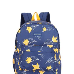 Lavie Sport Floral Print 18L Casual Backpack | School Bag for Girls