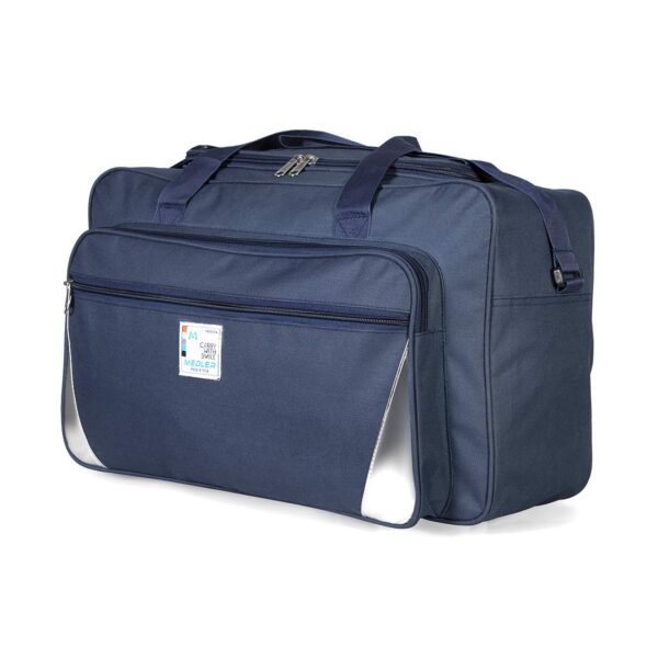 M MEDLER Kwid Polyester 32.5litres Waterproof Duffle Bag – Luggage Bag – (Navy Blue)