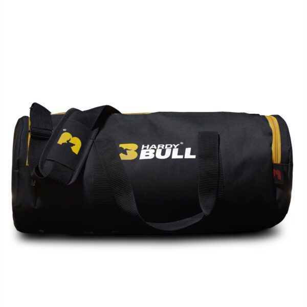 Hardy Bull Adjustable Shoulder Gym Bag, Duffle Bag, Mini Sports Bag with Multiple Pockets & Shoe Compartment (Yellow)