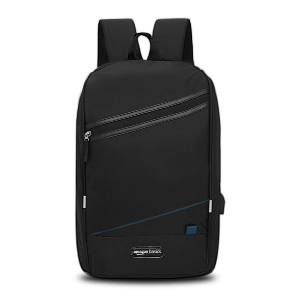 Amazon Basics Anti-Theft Laptop Bag | College Backpack with USB Charging Port