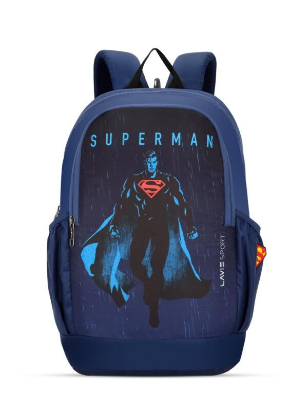 Lavie Sport 47cm Superman Kent 33 litres Casual Laptop Backpack for Men/Women & Boys/Girls (Navy)