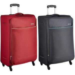 American Tourister Jamaica Polyester 80CM Wine RED Soft Suitcase