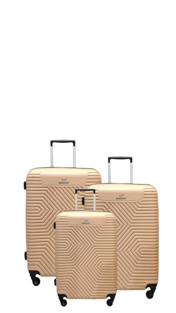 PRINCE Trolley Bag Set of 3 (Small, Medium, Large) for Travel, Beige – Indomax