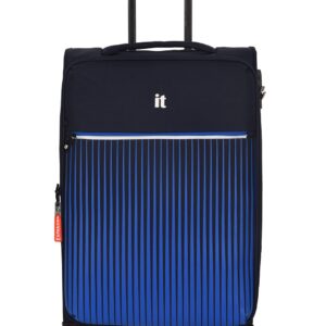 it luggage The Lite-Blue- Medium-24 inches Expandable Softsided with TSA Lock 8 Wheel Trolley Bag