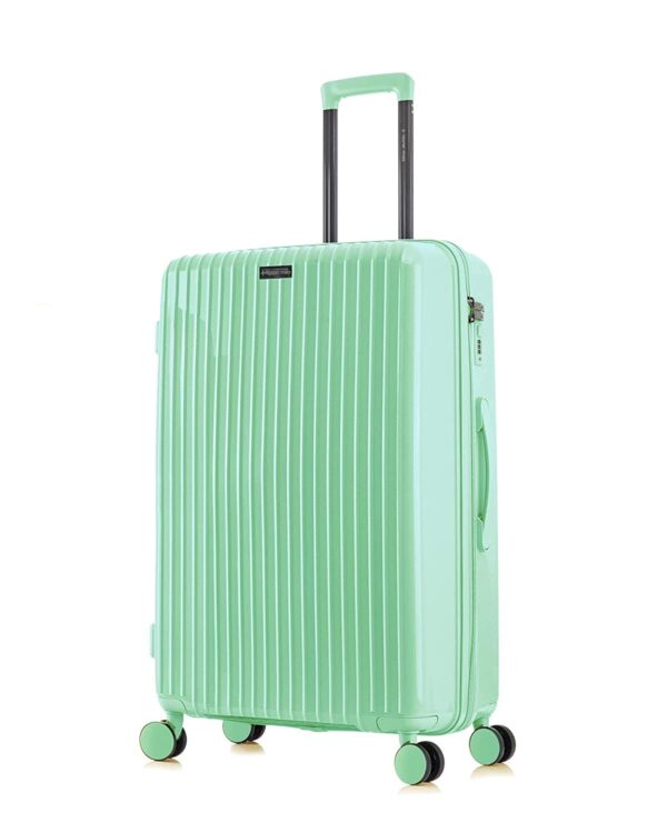 Nasher Miles Pondicherry Hard-Side Polypropylene Check-in Luggage Mint Green 28 inch |75cm Trolley Bag