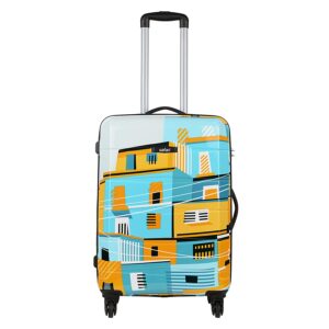 SAFARI OASIS 65 Cms Check-in Trolley Bag Hard Case Polycarbonate 4 Wheels 360 Degree Wheeling System Luggage, Trolley Bags For Travel, Suitcase For Travel, Multicolour