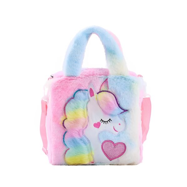 Tickles Unicorn Plush School Bag Backpack Shoulder Bag Picnic Travelling For kids Boys & Girls