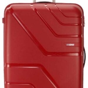 American Tourister Upland Polypropylene 79 Cms Large Deep Red Hardsided 4 Spinner Wheels Carry-On Luggage (Fr6 (0) 20 003)