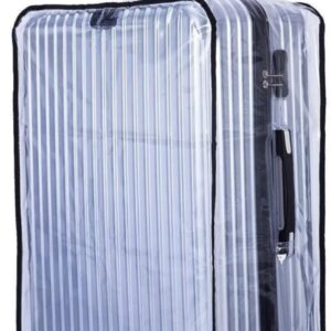 PVC Transparent Cover for 24 Inches Hard Body Suitcase Luggage Trolley Bags Plastic Covers Dust Protect Waterproof (24)