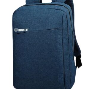 Bennett 15.6 inch Laptop Bag Men/Women, 25 L Water Resistant School/College Backpack with Padded Laptop Compartment for Dell/Lenovo/Asus/Hp/MacBook/Ultrabook/Thinkpad/IdeaPad (Blue)