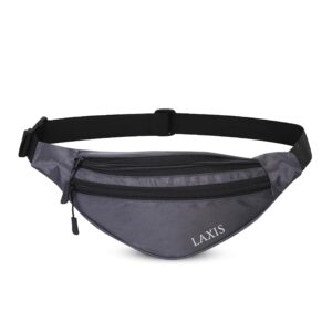 LAXIS Waist Bag with Adjustable Strap for Cycling, Running, Hiking Hold Phones, Keys, Cards and Bag for Girls & Boys, Men & Women, Regular Bag, Fanny Backpack, Chest Bag, Pouch Zip