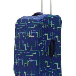 BIGWING Protective Cover in Polyester Fabric with Arrow Print for | Small Size 20′ Inch | Soft Luggage Trolley Bag Cover (Fits Only On Fabric Trolley Bag)