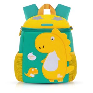 Toyshine Dinosaur Backpacks for Kids Girls Boys Cute Dinosaurs Dino Toddler Backpack Preschool Nursery Travel Bag – Mini Size – Yellow for kids.