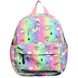 FINEMOE Unicorn Backpack for Kids, Colorful Kids School Bag, Durable Kid’s Bag, Ideal for Nursery & Preschool, Small Bag for Kids, Baby School Bag for Children 2-5