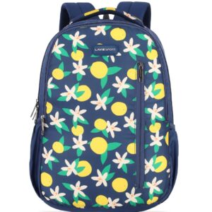 Lavie Sport 45cm Floral Printed 26 Litres School Backpack for Girls | Stylish and Trendy Casual Backpack