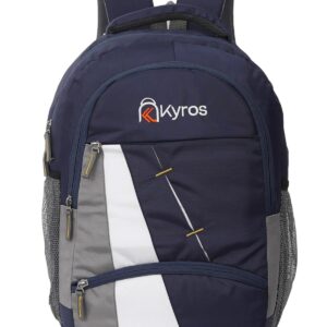 Kyros 40 L Large Unisex backpacks Girls & Boys School College Bag men women Medium Laptop Backpack (Navy Blue)