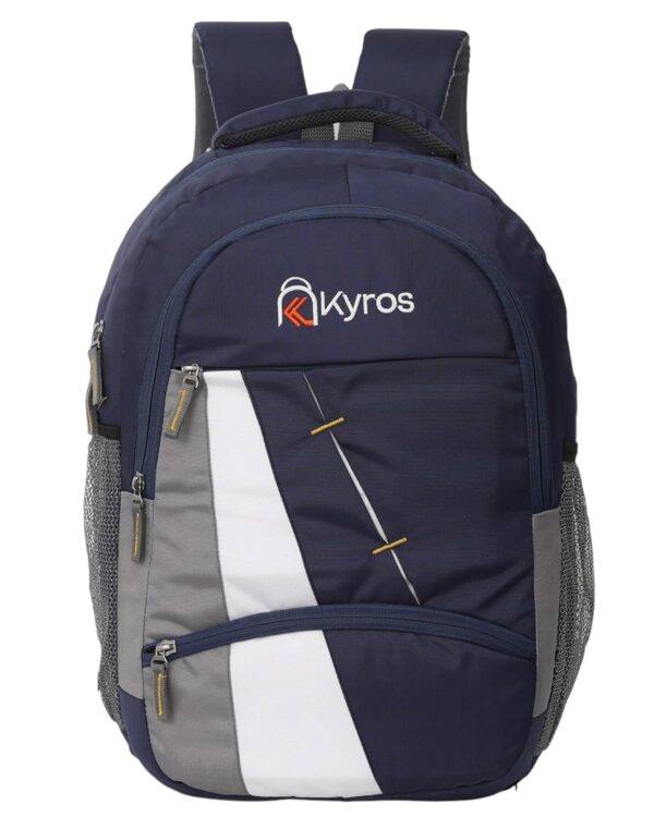 Kyros 40 L Large Unisex backpacks Girls & Boys School College Bag men women Medium Laptop Backpack (Navy Blue)