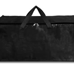 Shalimar Large Capacity Travel Bag/Storage Bag/Move-in Bags/Duffel Bag – Strong, Durable, Foldable and Water Resistant (Pack Of – 1) – Black