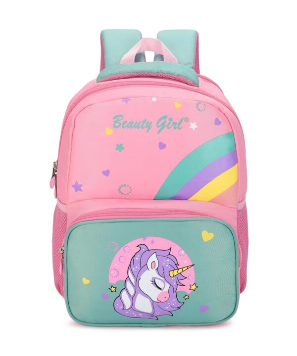 BEAUTY GIRLS BY HOTSHOT 1579 CLASSIC SERIES UNICORN|School Bag|Tuition Bag|KIDS BAG|20 L For Girls School Bag